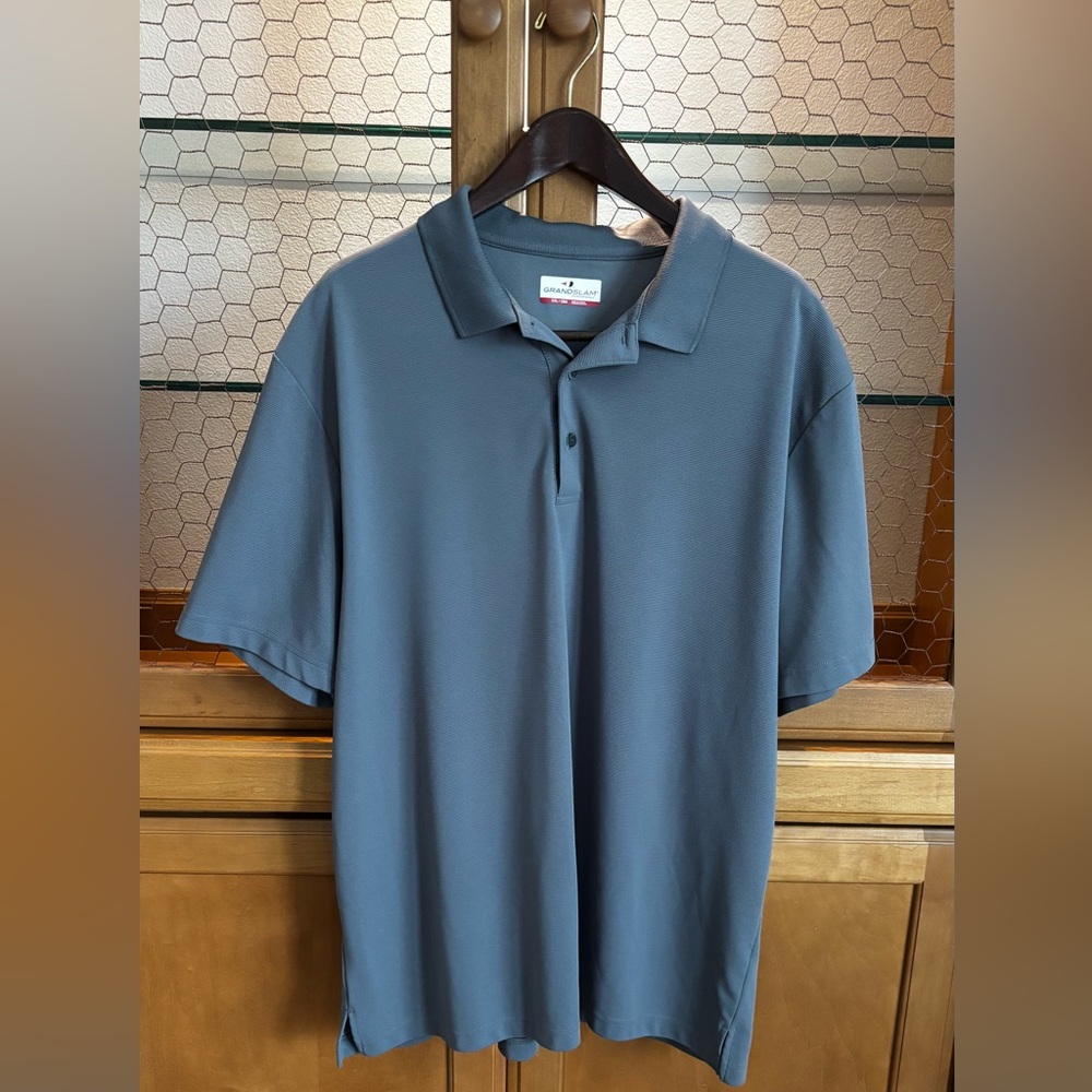 Men’s Golf Gray Polo Shirt